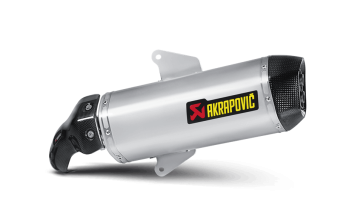 Akrapovic Slip-on Line RVS Einddemper met E-keur Aprilia SRV 850 2012 > 2016
